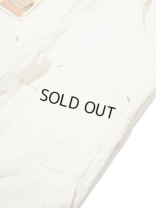 画像12: 【 HEAD LIGHT（ヘッドライト） 】　【 9oz. 】オフツイルオーバーオール　[ 9oz. White Boat Sail Drill Overalls ]