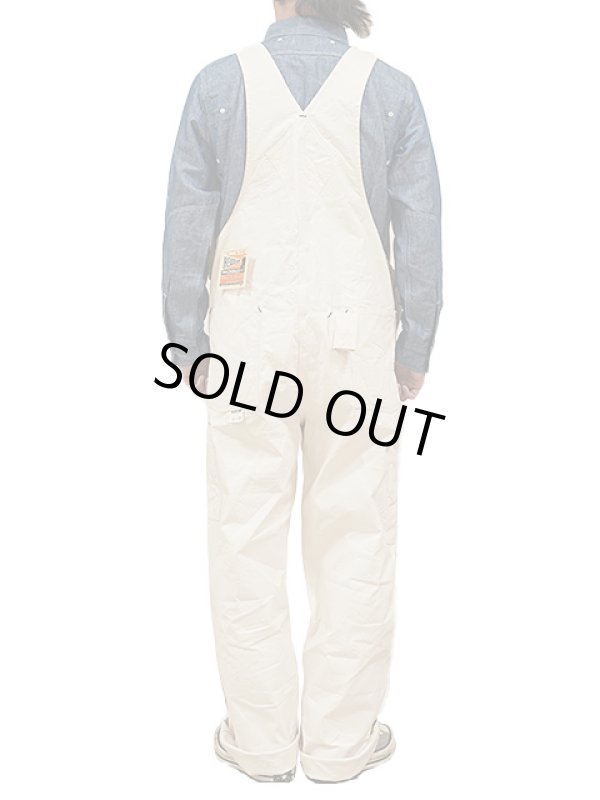 画像2: 【 HEAD LIGHT（ヘッドライト） 】　【 9oz. 】オフツイルオーバーオール　[ 9oz. White Boat Sail Drill Overalls ]