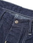 画像3: 【 HEAD LIGHT（ヘッドライト） 】 10oz. BLUE DENIM DOUBLE FRONT DUNGAREES [ 実名復刻 ]