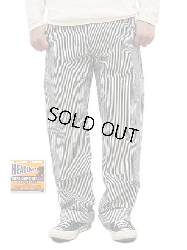 画像1: 【 HEAD LIGHT（ヘッドライト） 】 11oz. EXPRESS STRIPE DOUBLE FRONT DUNGAREES [ 実名復刻 ]