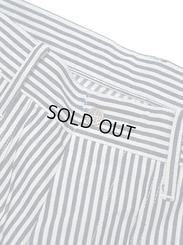 画像3: 【 HEAD LIGHT（ヘッドライト） 】 11oz. EXPRESS STRIPE DOUBLE FRONT DUNGAREES [ 実名復刻 ]