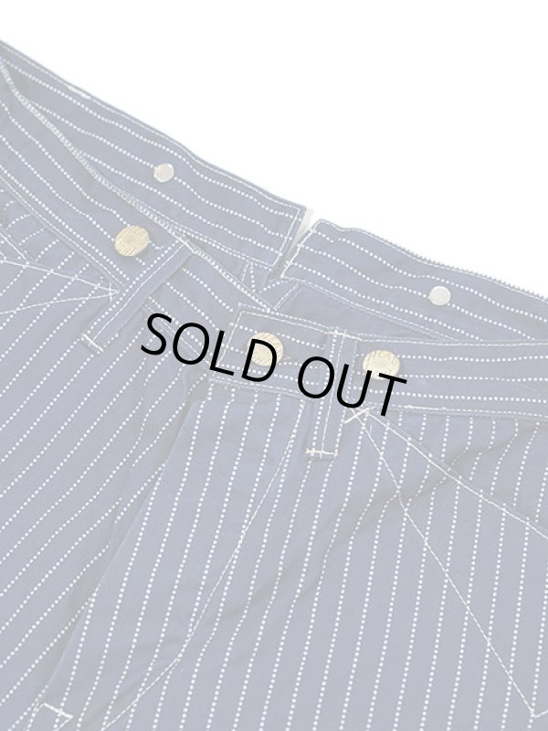 画像3: 【 HEAD LIGHT（ヘッドライト） 】 【 9oz. 】 ウォバッシュストライプワークパンツ [ WABASH STRIPE WAIST OVERALLS  ] [ 実名復刻モデル ]