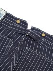 画像10: 【 HEAD LIGHT（ヘッドライト） 】 【 8oz. 】 SPECIAL WOOVEN STRIPE DENIM WAIST OVERALL インディゴストライプワークパンツ [ 実名復刻モデル ]