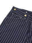 画像4: 【 HEAD LIGHT（ヘッドライト） 】 【 8oz. 】 SPECIAL WOOVEN STRIPE DENIM WAIST OVERALL インディゴストライプワークパンツ [ 実名復刻モデル ]