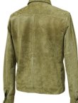 画像10: 【 限定モデル 】 【 Y'2 LEATHER（ワイツーレザー） 】　ホーススエードGジャン1st 大戦モデル [ Horse Roughout ] [ KHAKI ]