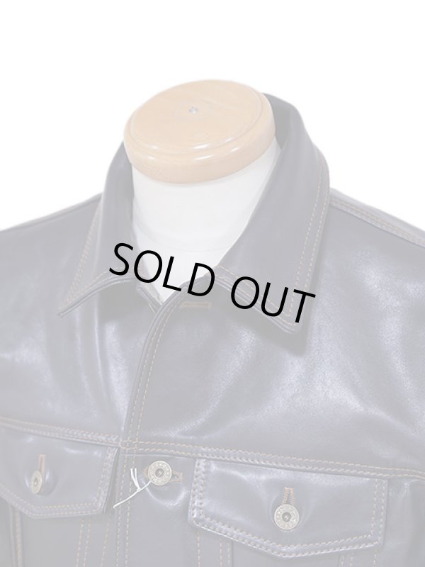 画像5: 【 Y'2 LEATHER（ワイツーレザー） 】  インディゴホースGジャン ( 3rd Type ) [ Indigo Horse ]