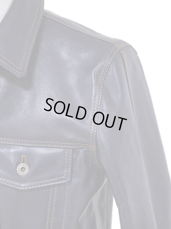 画像6: 【 Y'2 LEATHER（ワイツーレザー） 】  インディゴホースGジャン ( 3rd Type ) [ Indigo Horse ]