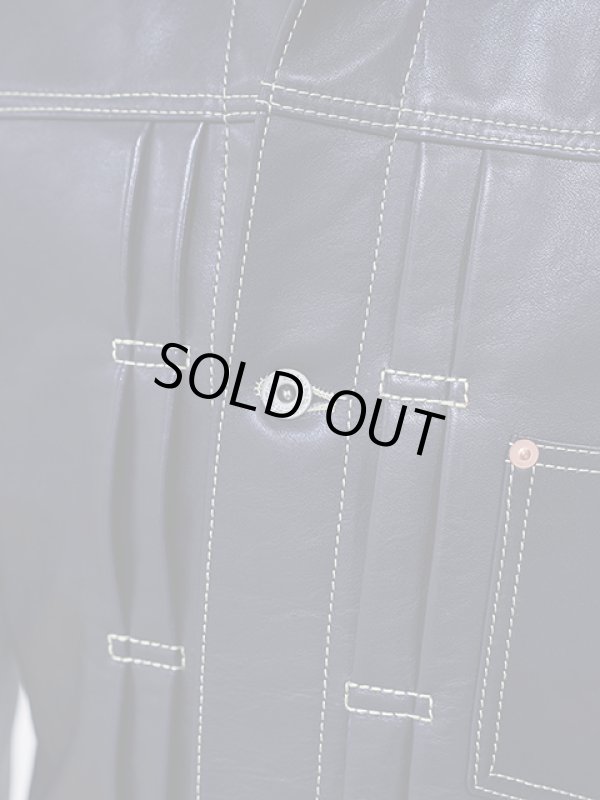 画像9: 【 Lua × Y'2 LEATHER（ルア × ワイツーレザー） 】 【 Lua別注 】 1st Type Leather Jacket [ WW2 Model ] ( 大戦モデル ) [ Indigo Horse ] [ Lot.20 ] [ LUA LIMITED EDITION ]