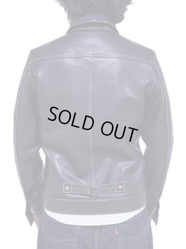 画像3: 【 Lua × Y'2 LEATHER（ルア × ワイツーレザー） 】 【 Lua別注 】 1st Type Leather Jacket [ WW2 Model ] ( 大戦モデル ) [ Indigo Horse ] [ Lot.20 ] [ LUA LIMITED EDITION ]