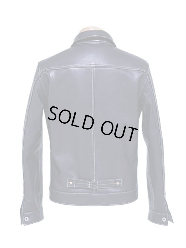 画像5: 【 Lua × Y'2 LEATHER（ルア × ワイツーレザー） 】 【 Lua別注 】 1st Type Leather Jacket [ WW2 Model ] ( 大戦モデル ) [ Indigo Horse ] [ Lot.20 ] [ LUA LIMITED EDITION ]