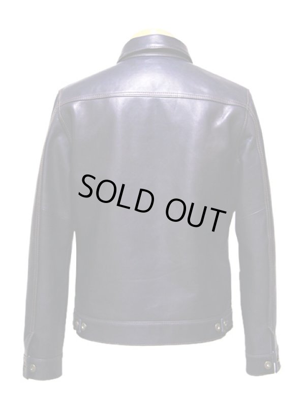 画像4: 【 Y'2 LEATHER（ワイツーレザー） 】　インディゴホースGジャン2ndタイプジャケット　[ 馬革 ] [ インディゴ染め ] 