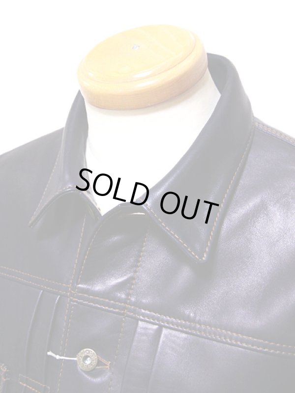 画像5: 【 Y'2 LEATHER（ワイツーレザー） 】　インディゴホースGジャン2ndタイプジャケット　[ 馬革 ] [ インディゴ染め ] 