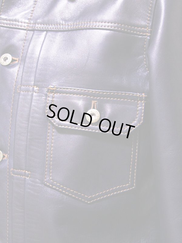 画像7: 【 Y'2 LEATHER（ワイツーレザー） 】　インディゴホースGジャン2ndタイプジャケット　[ 馬革 ] [ インディゴ染め ] 