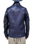 画像2: 【 Y'2 LEATHER（ワイツーレザー） 】　インディゴホースカーコート [ Indigo Horse ] [ 馬革 ]