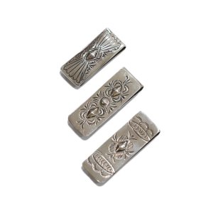 画像: 【 Indian Jewelry（インディアン ジュエリー） 】 ナバホシルバーマネークリップ [ Navajo Silver Money Clip ] 【 メール便可 】