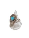 画像1: 【 Vintage Indian Jewelry（ヴィンテージ インディアン ジュエリー） 】 ナバホリング [ Navajo Silver Ring ] [ 1980's ] [ 19号 ]