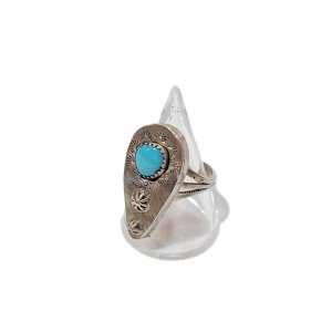 画像: 【 Vintage Indian Jewelry（ヴィンテージ インディアン ジュエリー） 】 ナバホリング [ Navajo Silver Ring ] [ 1980's ] [ 19号 ]