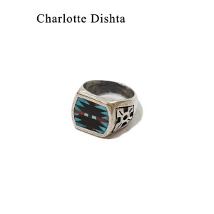 画像: 【 Charlotte Dishta（シャーロット・ディシタ） 】 インレイラグリング [ ZUNI Ring ] [ 21号 ] 【 メール便可 】