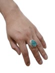 画像4: 【 LARSON LEE（ラルソン・リー） 】 ターコイズリング [ Turquoise Ring ] [ 20号 ] 【 メール便可 】