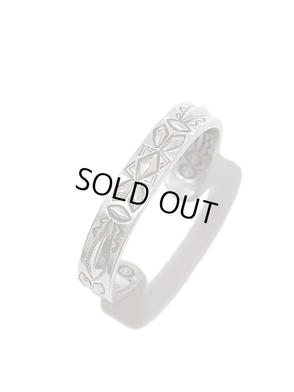 画像4: 【 RAY ADAKAI（レイアダカイ） 】 ダブルスタンプシルバーバングル