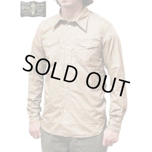 画像: 【 ORGUEIL（オルゲイユ） 】 タイプライターワークシャツ [ CLASSIC WORK SHIRTS ]  [ KHAKI ]