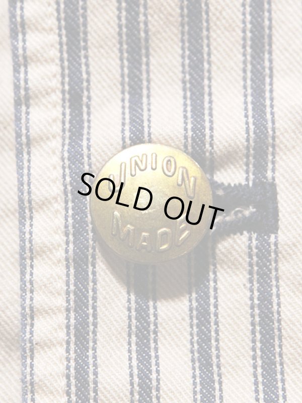 画像7: 【STUDIO D'ARTISAN（ステュディオダルチザン） 】 インディゴストライプワークベスト[ MR. RAIL ROAD ] 