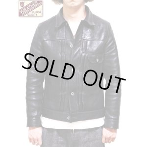 画像: 【 Y'2 LEATHER（ワイツーレザー） 】　Horse Hide 1st Type Jacket [ Eco Horse ] [ BLACK ] [ 馬革 ]