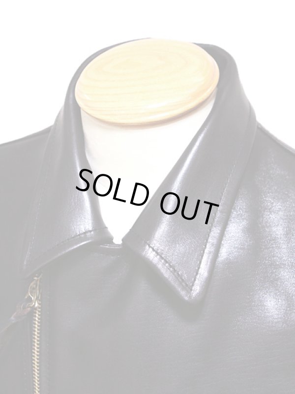 画像4: 【 LUA×Y'2 LEATHER（ルア×ワイツーレザー） 】  ルア別注 レザージャケット [ ホースハイド（馬革・茶芯） ] [ Lot.6 ] [ HR-56 SP ]【 少量限定生産モデル 】