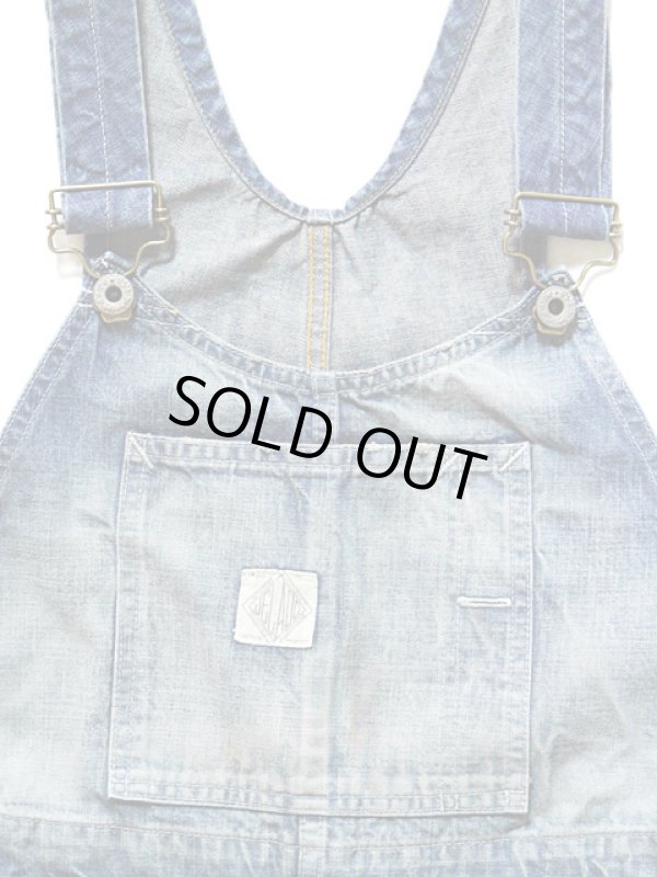 画像3: 【 JELADO（ジェラード） 】 【 10oz. 】 オリジナルインディゴデニムオーバーオール [ Bruiser ] [ ヴィンテージ加工モデル ]