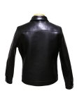 画像5: 【 Y'2 LEATHER（ワイツーレザー） 】　Horse Hide 1st Type Jacket [ Eco Horse ] [ BLACK ] [ 馬革 ]