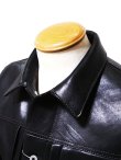 画像6: 【 Y'2 LEATHER（ワイツーレザー） 】　Horse Hide 1st Type Jacket [ Eco Horse ] [ BLACK ] [ 馬革 ]