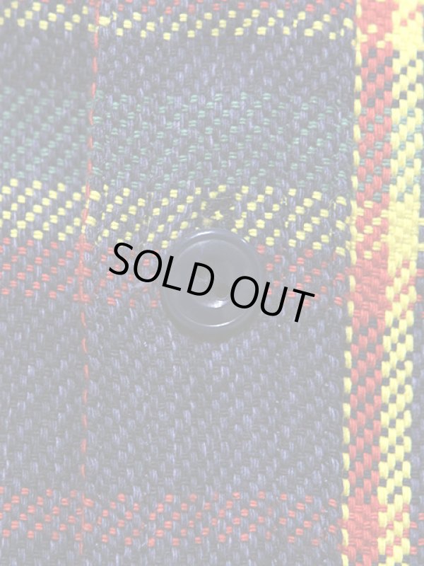 画像8: 【 Pherrow's（フェローズ） 】 ヘビーウェイトフランネルチェックシャツ  [ ネイビー×イエロー ]