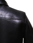 画像11: 【 Y'2 LEATHER（ワイツーレザー） 】　Horse Hide 1st Type Jacket [ Eco Horse ] [ BLACK ] [ 馬革 ]