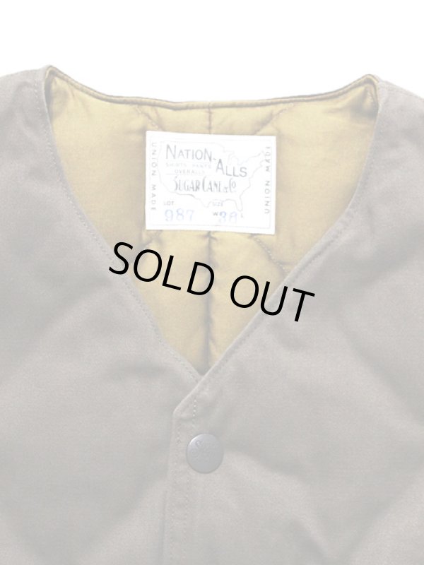 画像2: 【 SUGAR CANE（シュガーケン） 】 【 9oz. 】 モールスキンダウンベスト