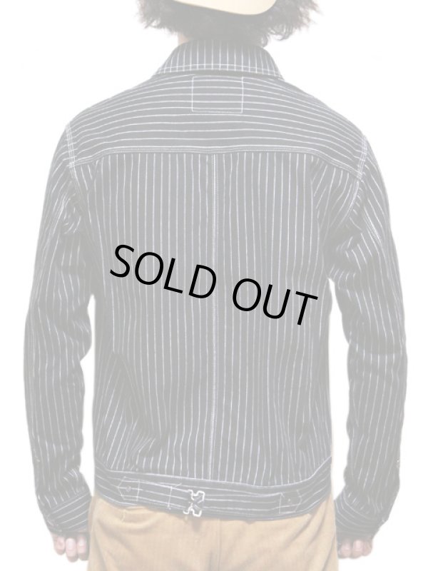 画像2: 【 Pherrow's（フェローズ） 】　ブラックウォバッシュショートワークジャケット　[ 1940 MODEL ]