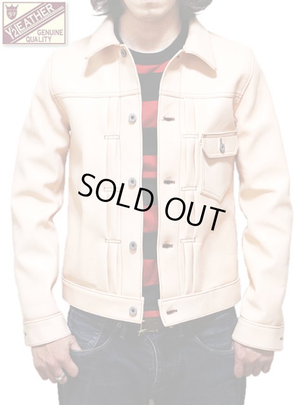 画像2: 【 LUA×Y'2 LEATHER（ルア×ワイツーレザー） 】 ルア別注 サドルホースGジャン [ SADDLE HORSE （馬革・ヌメ）] [ Lot.7 ]【 超少量限定生産モデル 】[LUA LIMITED EDITION HORSE HIDE JACKET 2017]