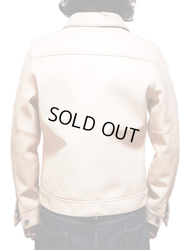 画像3: 【 LUA×Y'2 LEATHER（ルア×ワイツーレザー） 】 ルア別注 サドルホースGジャン [ SADDLE HORSE （馬革・ヌメ）] [ Lot.7 ]【 超少量限定生産モデル 】[LUA LIMITED EDITION HORSE HIDE JACKET 2017]