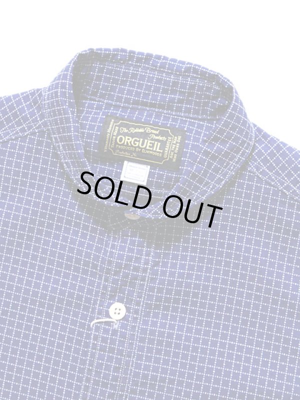 画像3: 【 ORGUEIL（オルゲイユ） 】　七分袖インディゴウォバッシュショールカラーシャツ　[ SHAWL COLLAR SHIRTS ]