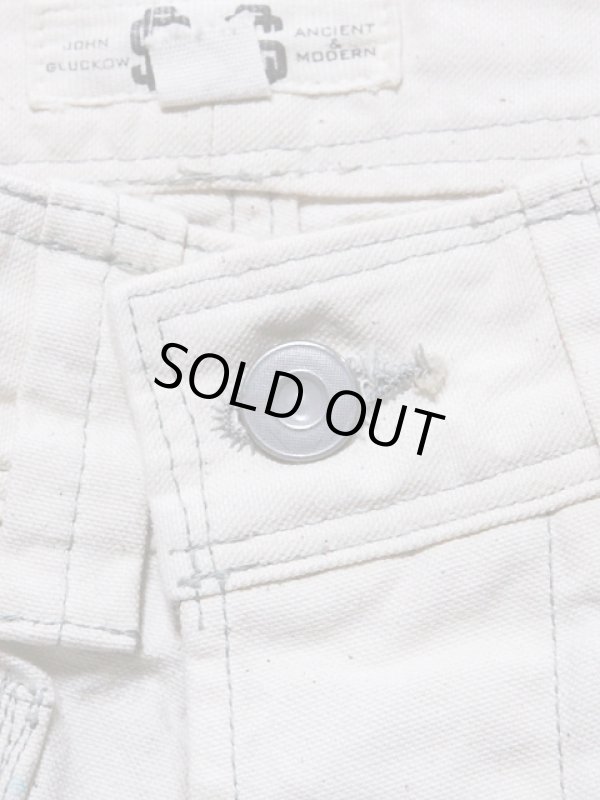 画像7: 【 JOHN GLUCKOW（ジョングラッコウ） 】　ネットメーカーズトラウザー　[　NATURAL ]　[ Net Maker's Trousers ]