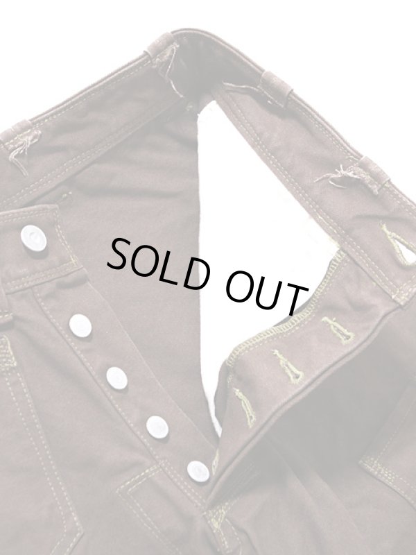 画像5: 【 JOHN GLUCKOW（ジョングラッコウ） 】 ネットメーカーズトラウザー　[ BROWN DUCK ]　[ Net Maker's Trousers ]