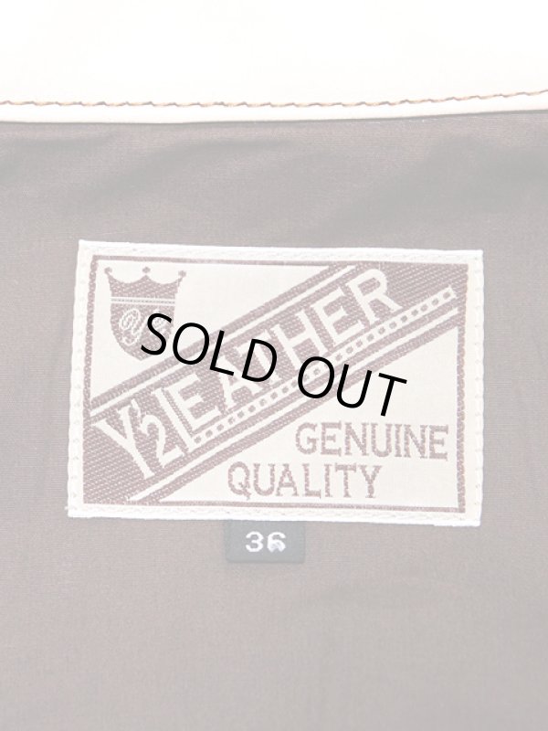 画像15: 【 LUA×Y'2 LEATHER（ルア×ワイツーレザー） 】 ルア別注 サドルホースGジャン [ SADDLE HORSE （馬革・ヌメ）] [ Lot.7 ]【 超少量限定生産モデル 】[LUA LIMITED EDITION HORSE HIDE JACKET 2017]