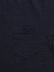 画像3: 【 UES（ウエス） 】 半袖インディゴポケット付きTシャツ [ Indigo Pocket T-Shirt ]