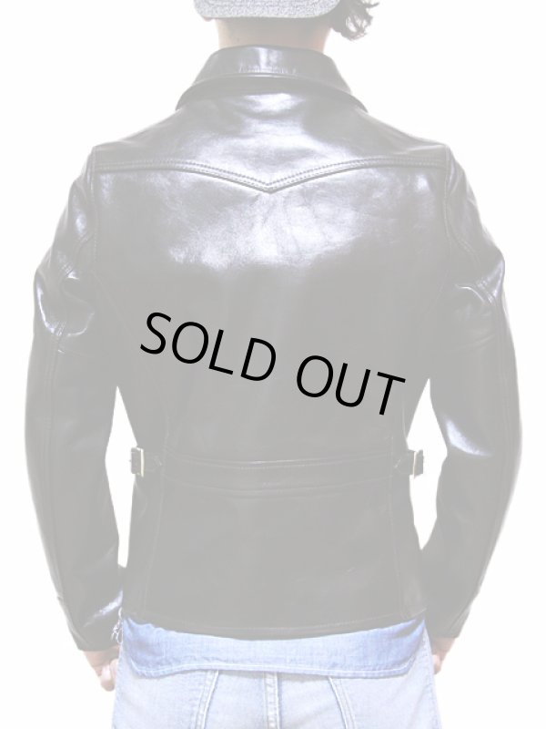 画像2: 【 20周年限定モデル 】　【 Y'2 LEATHER（ワイツーレザー） 】　ヴィンテージポニーシングルライダースジャケット　[ 馬革（茶芯） ] [XLラスト1点]