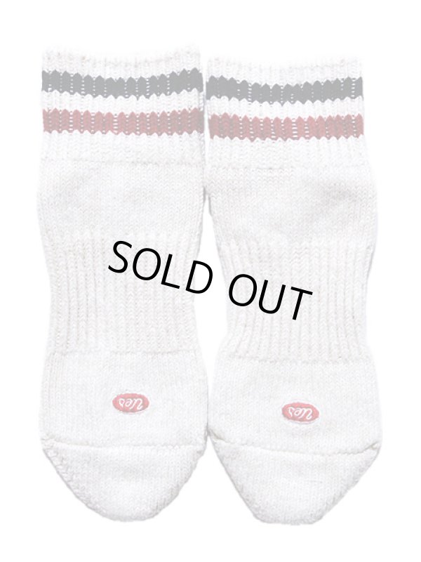 画像8: 【 メール便可 】 【 UES（ウエス） 】　ライン入りリネンスニーカーソックス