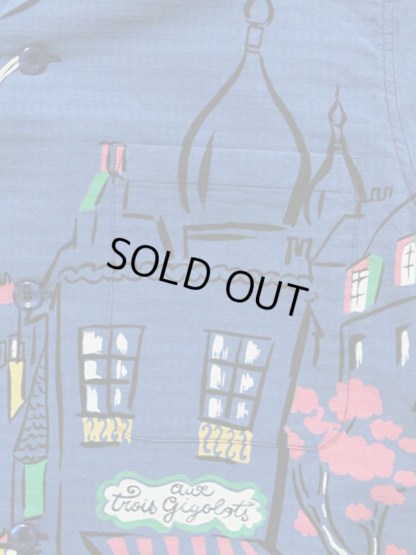 画像5: 【 STAR OF HOLLYWOOD（スターオブハリウッド） 】 半袖ドビーコットンオープンカラーシャツ S/S DOBBY COTTON OPEN SHIRTS [ PARIS ]