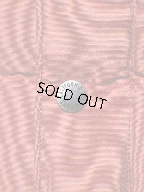 画像6: 【 SUGAR CANE（シュガーケン） 】 コットンナイロンレザーヨークダウンベスト [ COTTON/NYLON LEATHER YOKE DOWN VEST ] 