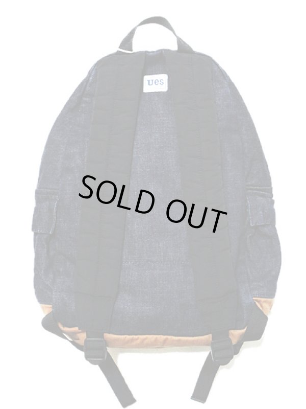 画像3: 【 UES（ウエス） 】 【 14.9oz. 】 オリジナルインディゴデニムデイバッグ