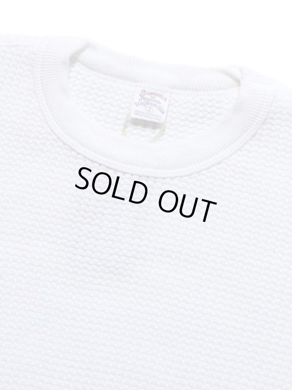 画像3: 【 UES（ウエス） 】　ビッグワッフルクルーネックTシャツ　 [  Heavy Thermal ]　[ WHITE ]