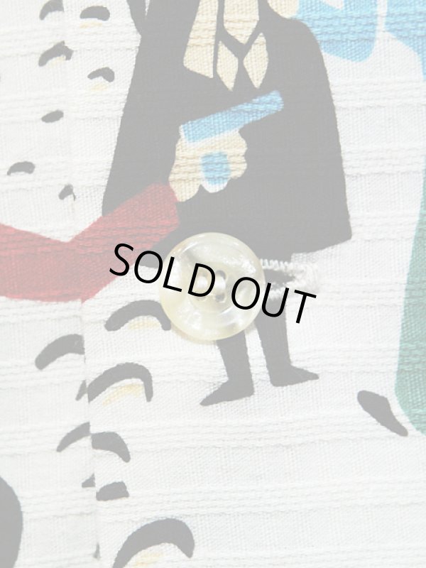 画像7: 【 STAR OF HOLLYWOOD（スターオブハリウッド） 】 半袖ドビーコットンオープンカラーシャツ S/S DOBBY COTTON OPEN SHIRTS [ PARIS ]