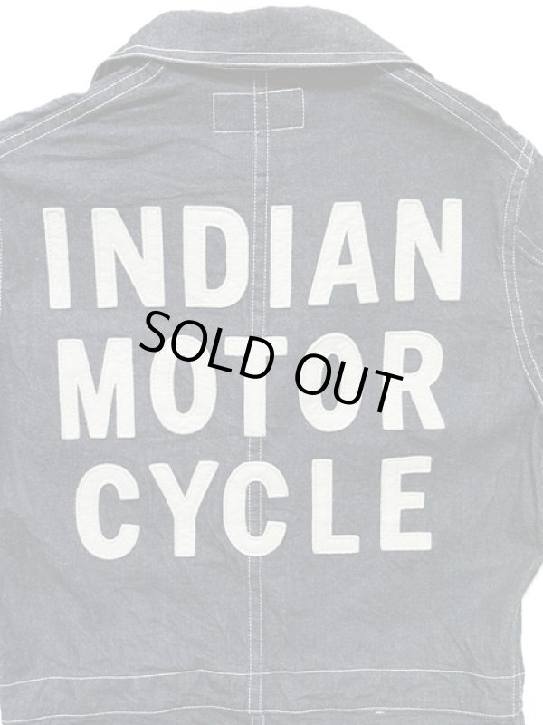 画像8: 【Indian Motorcycle x HEAD LIGHT (インディアンモーターサイクル x ヘッドライト) 】 【11oz. 】 BLUE DENIM ALL IN ONE デニムオールインワン [ カスタムモデル ]